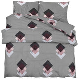 Vidaxl Duvet Crossing Set 240x220 cm Baumwollgrau