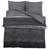 Vidaxl Duvet Overray Set 200x200 cm Baumwolle dunkelgrau