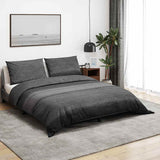 Vidaxl Duvet Overray Set 240x220 cm Baumwolle dunkelgrau