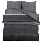 Vidaxl Duvet Overray Set 200x220 cm bomull mørk grå