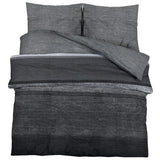 Vidaxl Duvet Overray Set 140x200 cm bomull mørk grå