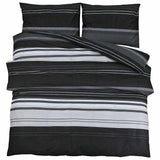 Vidaxx Bettbezug-Set 240x220 cm Baumwolle schwarz und weiß