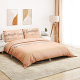 VIDAXL DUVET Overlay Set 200x200 cm bomullrosa