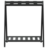 Vidaxl Luggage Rack 68x38x58 cm Bamboo Negro