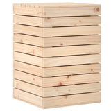 VIDAXL -Waschkorb 44x44x66 cm Festkiefer