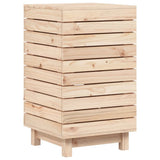 VIDAXL -Waschkorb 44x44x76 cm Festkiefer