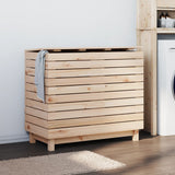 Vidaxl laundry basket 88.5x44x76 cm solid pine