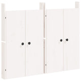 Vidaxl Schranktüren für Außenküche 2 ST 50x9x82 cm Kiefernholz Weiß weiß