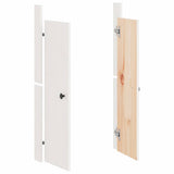 Vidaxl Schranktüren für Außenküche 2 ST 50x9x82 cm Kiefernholz Weiß weiß