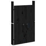 Vidaxx Schranktüren für Outdoor-Küche 2 Stk. 50x9x82 cm Kiefernholz schwarz