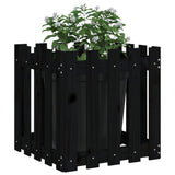 VIDAXL -Planungsbox mit Fechten 50x50x50 cm Festkiefer schwarz