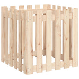 Vidaxl Planning box with fencing 60x60x60 cm Solid pine