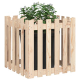 Vidaxl Planning box with fencing 60x60x60 cm Solid pine