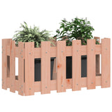 Vidaxl Planning box with fence design 60x30x30 cm Solid Dougohout