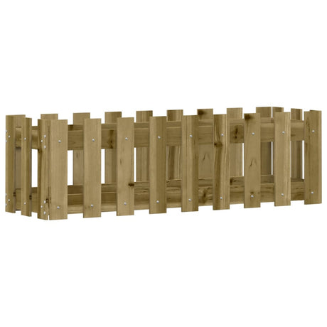 VIDAXL -Pflanzgefäßintermeister HEK -Design 100x30x30 cm imprägniertes Holz