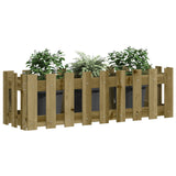 Vidaxl Plantter Innen Token Design 100x30x30 cm imprägnéiert Holz