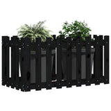 Vidaxl Pflanzer Insent Hek Design 100x50x50 cm Kiefernholz schwarz
