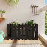 Vidaxl Plantador Insent HEK Design 100x50x50 cm Pine Wood Negro