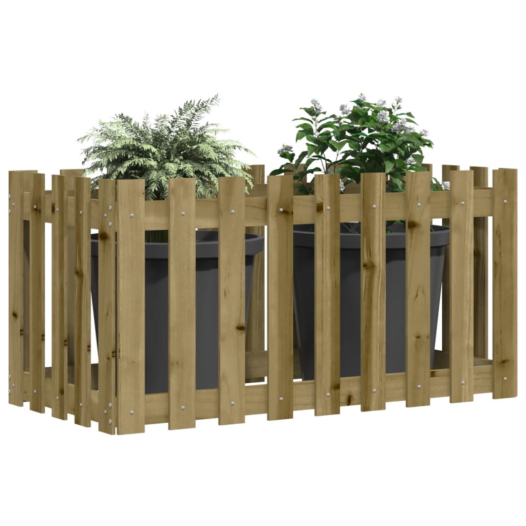 Vidaxl Plantador Insent HEK Design 100x50x50 cm de madera impregnada