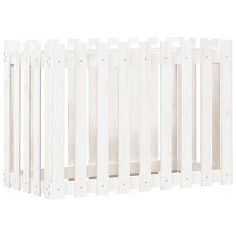 Vidaxl Pflanzer Insent HEK Design 100x50x70 cm Kiefer Wit White