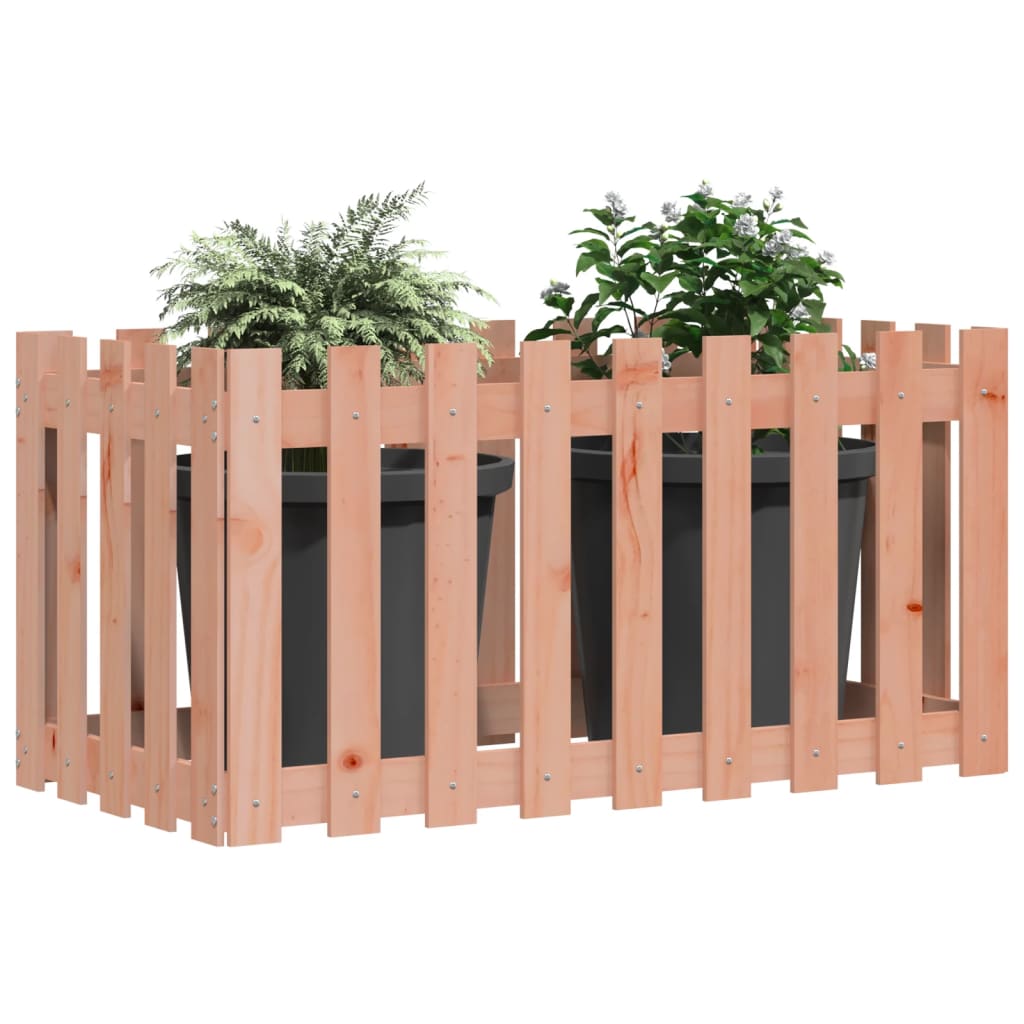 Vidaxl Planning Box Raised Fencing 100x50x70 cm Douglashout solido