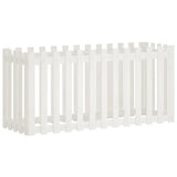 Vidaxx Pflanzgefäß Hochzaun Design 150x50x70 cm Kiefernholz weiß