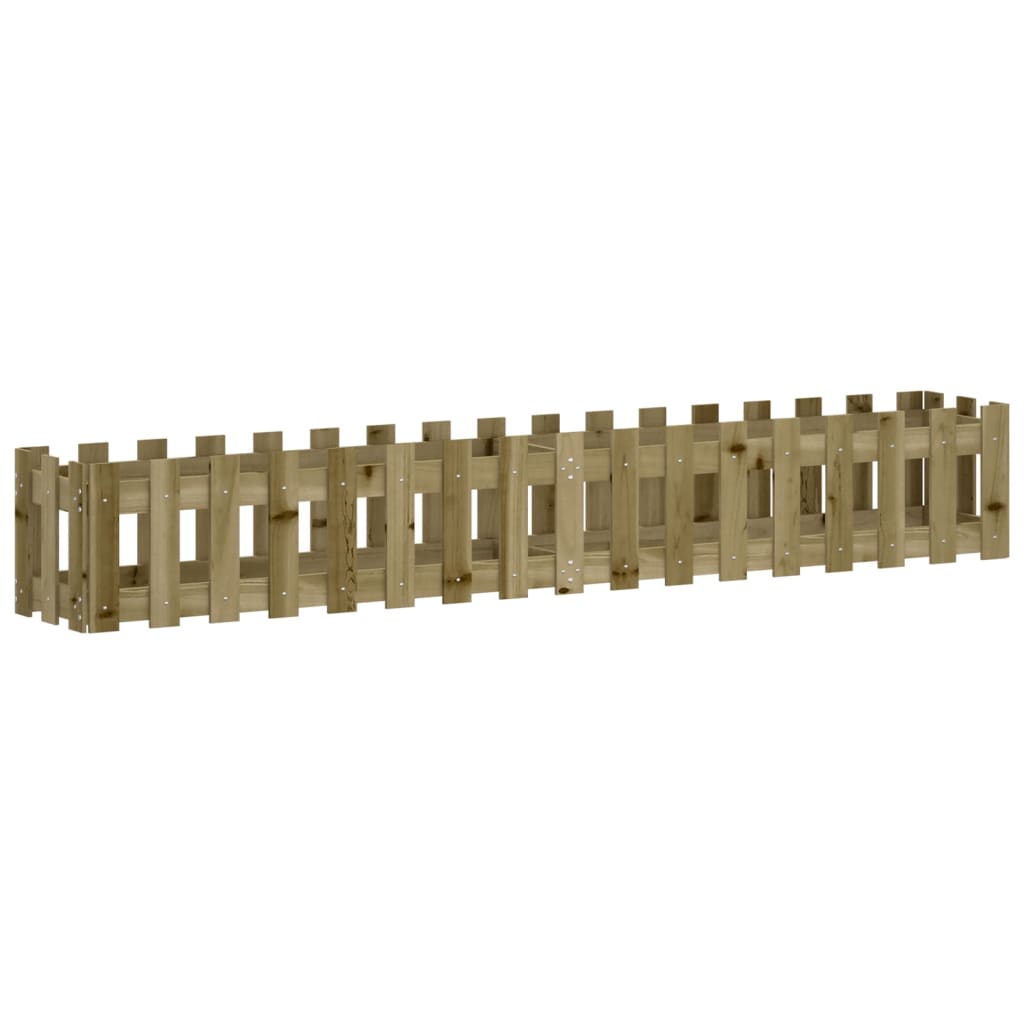 VIDAXL -Pflanzer verminderte HEK -Design 200x30x30 cm imprägniertes Holz