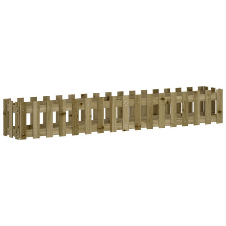 VIDAXL -Pflanzer verminderte HEK -Design 200x30x30 cm imprägniertes Holz