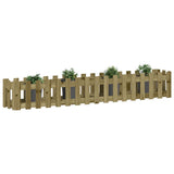VIDAXL -Pflanzer verminderte HEK -Design 200x30x30 cm imprägniertes Holz
