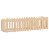 VIDAXL -Pflanzer mit Fechten 200x50x50 cm Kiefernholz angehoben
