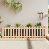 Plantador Vidaxl elevado con cercas 200x50x50 cm de madera de pino