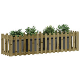 Vidaxl Planter je povečal HEK dizajn 200x50x50 cm impregnirani les