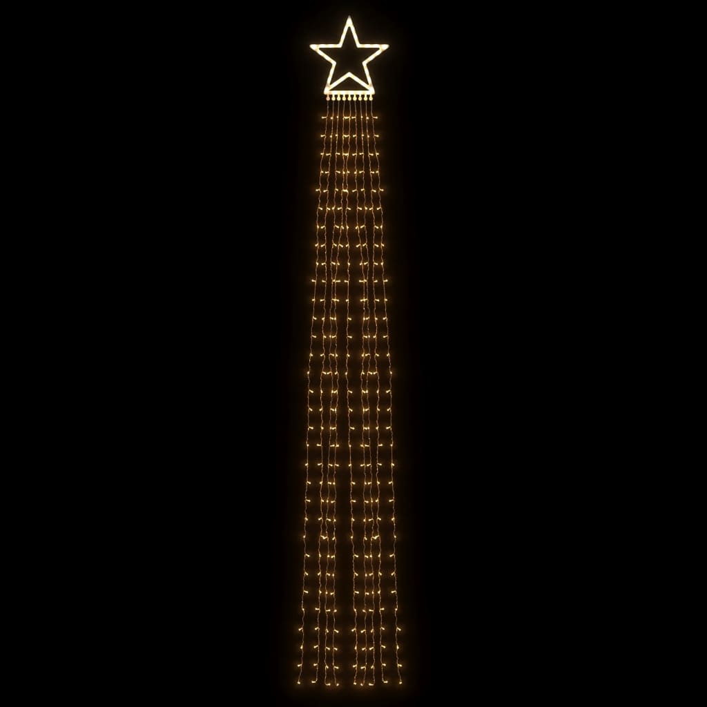 VidaXL Weihnachtsbaumbeleuchtung 320 warmweiße LEDs 375 cm