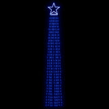 VidaXL Weihnachtsbaumbeleuchtung 320 blaue LEDs 375 cm