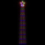 VidaXL Weihnachtsbaumbeleuchtung 320 bunte LEDs 375 cm