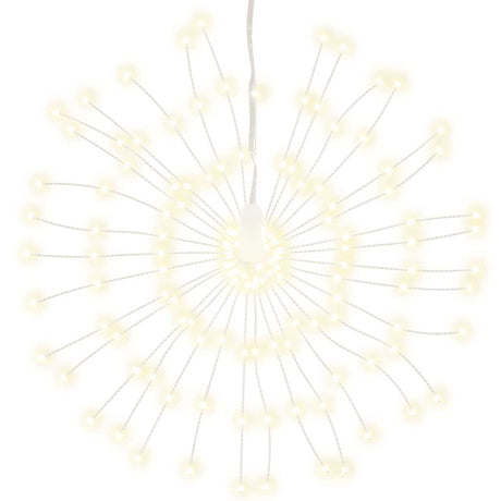 VidaXL Weihnachtsbeleuchtung Feuerwerk 140 warmweiße LEDs 17 cm