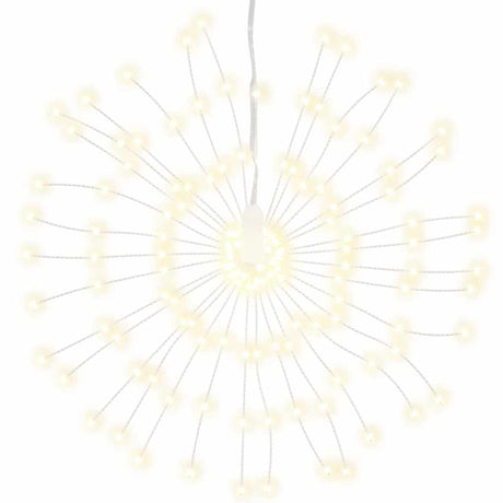 Vidaxl Weihnachtsbeleuchtung Feuerwerk 4 St 140 warme weiße LEDs 17 cm