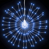 Vidaxl Weihnachtsbeleuchtungs Feuerwerk 140 kalte weiße LEDs 17 cm
