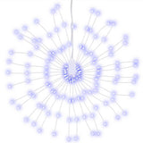 Vidaxl Weihnachtsbeleuchtung Feuerwerk 140 Blaue LEDs 17 cm