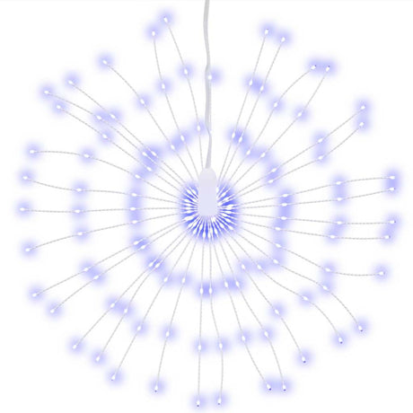 Vidaxl Weihnachtsbeleuchtung Feuerwerk 140 Blaue LEDs 17 cm