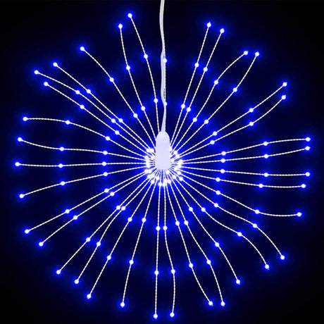 Vidaxl Weihnachtsbeleuchtung Feuerwerk 140 Blaue LEDs 17 cm