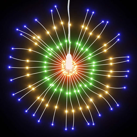 Vidaxl Weihnachtsbeleuchtungsfeuerwerk 140 mehrschwerte LEDs 17 cm
