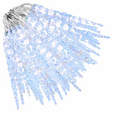 VidaXL Weihnachtsbeleuchtung Eiszapfen 200 kaltweiße LEDs 20 m Acryl PVC