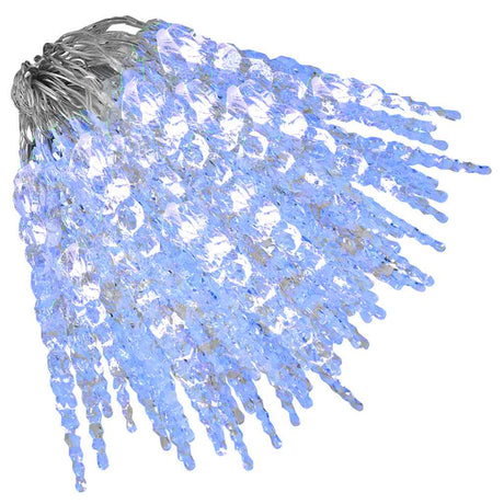 VidaXL Weihnachtsbeleuchtung Eiszapfen 200 blaue LEDs 20 m Acryl PVC
