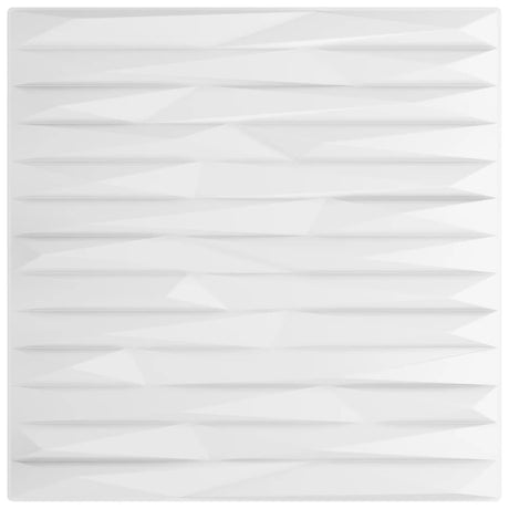 Vidaxl 24 St Wall Panels Stone 6 m² 50x50 cm XPS White