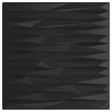 VidaXL 24 Stück Wandpaneele Stein 6 m² 50x50 cm XPS Schwarz