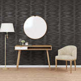 VidaXL 24 Stück Wandpaneele Stein 6 m² 50x50 cm XPS Schwarz