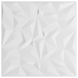 Vidaxx 48 Stück Wandpaneele Amethyst 12 m² 50x50 cm XPS weiß
