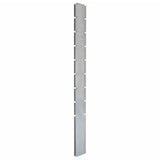 Vidaxl Fence post 10 pezzi 220 cm colorato in acciaio zincato