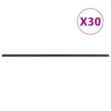 Vidaxl futte posts 30 PC 220 cm Stahl Grey